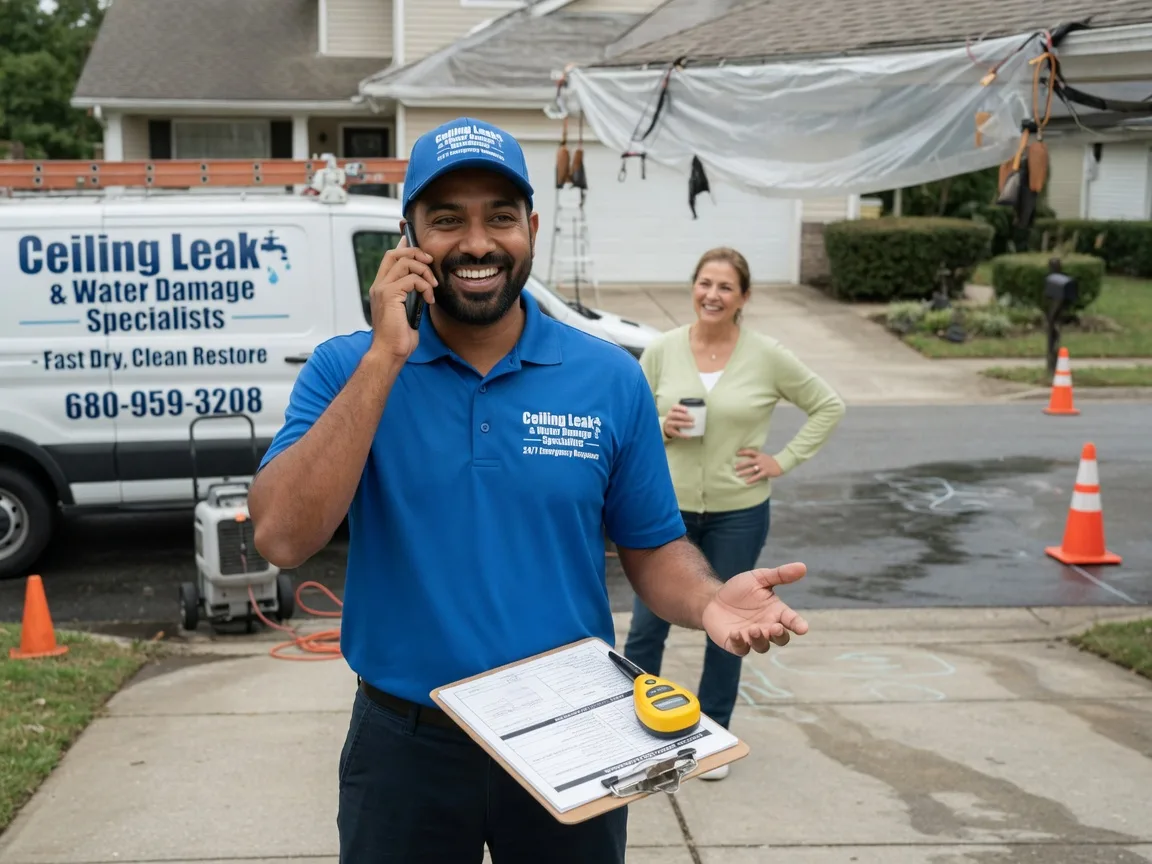 Ceiling Leak Cleanup Hayden, CO FAQs